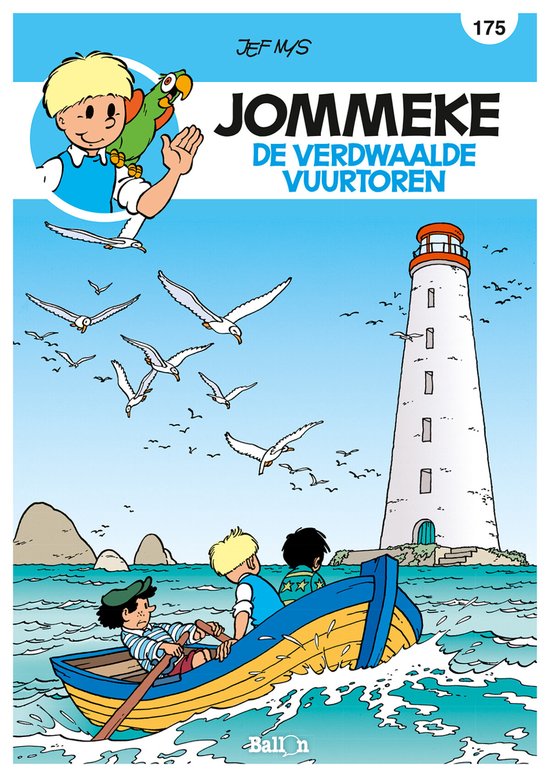 Jommeke strip - nieuwe look 175 - De verdwaalde vuurtoren