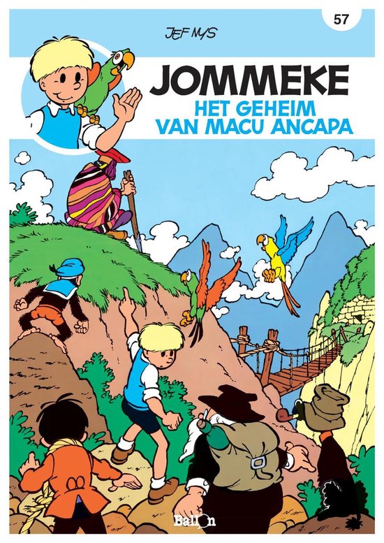 Jommeke strip - nieuwe look 57 - Het geheim van Macu Ancapa