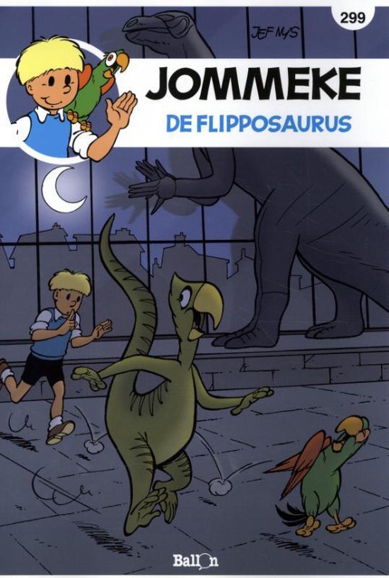 Jommeke strip - nieuwe look 299 - De flipposaurus