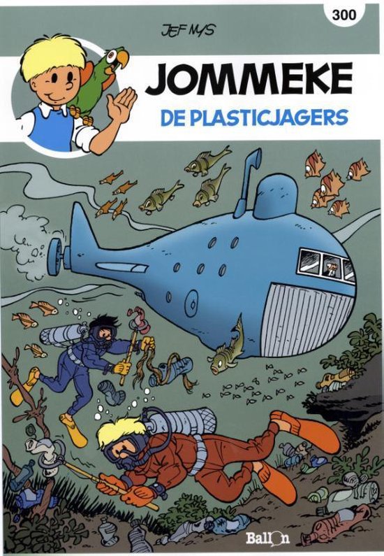 Jommeke strip - nieuwe look 300 - De plasticjagers