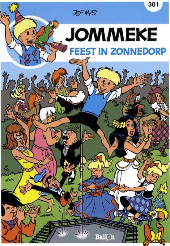 Jommeke strip - nieuwe look 301 - Feest in Zonnedorp