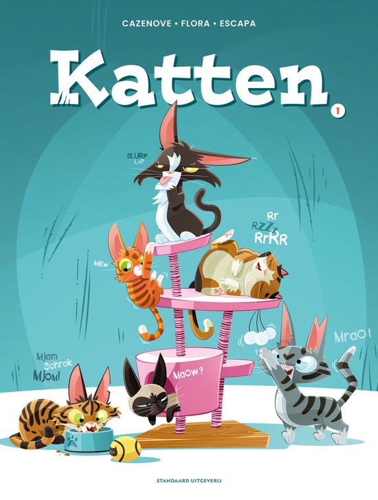 katten strip 1 - Katten