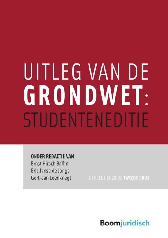 Uitleg van de Grondwet: studenteneditie