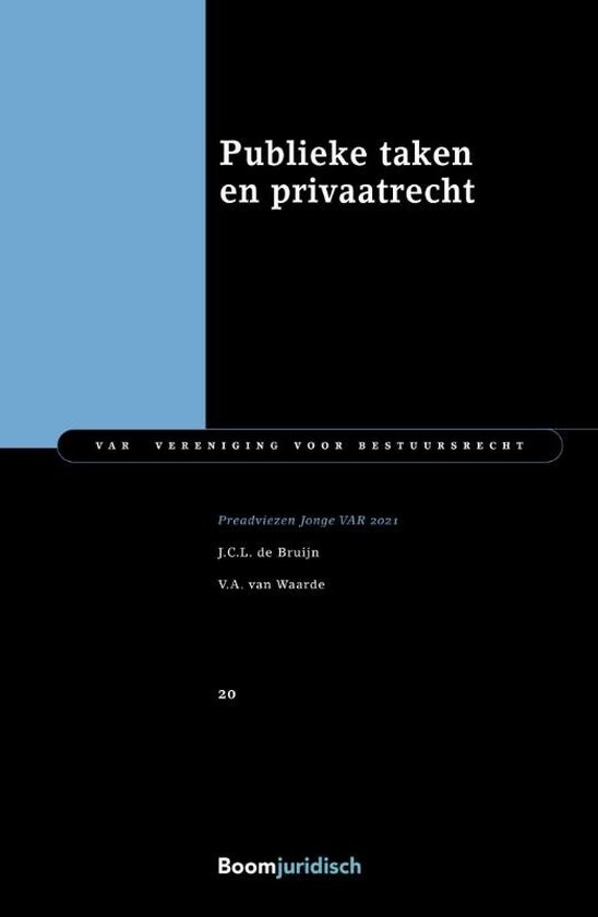 Jonge VAR-reeks 20 -   Publieke taken en privaatrecht