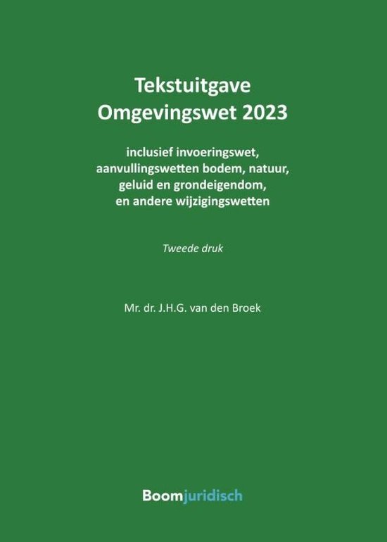 Tekstuitgaven - Omgevingswet 2023