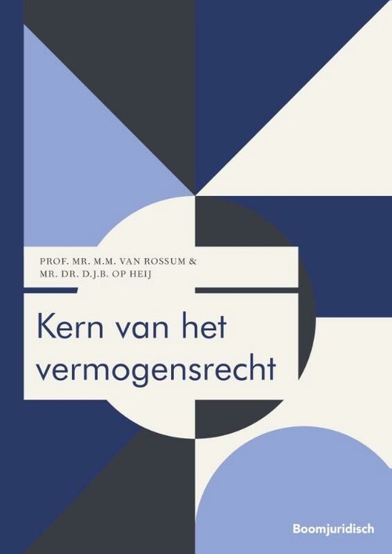 Boom Juridische studieboeken - Kern van het vermogensrecht