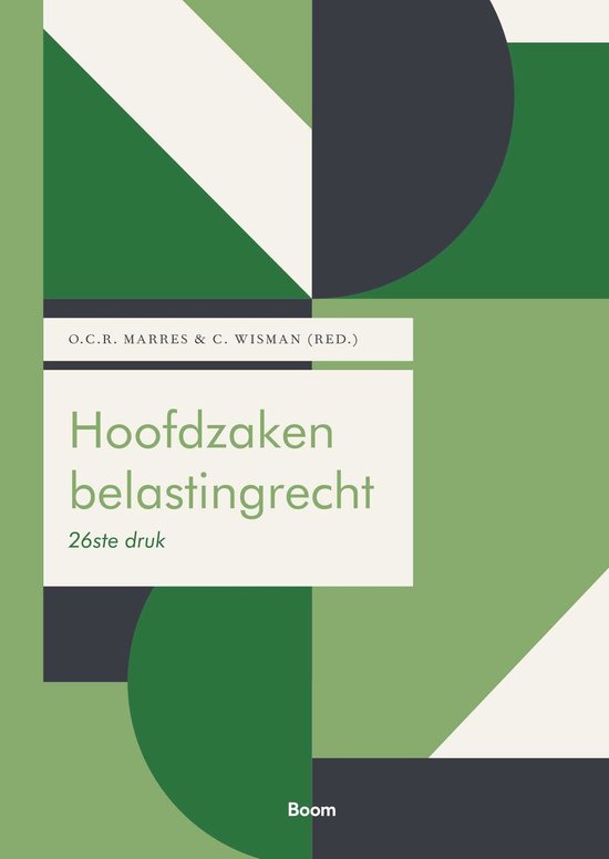 Boom fiscale studieboeken - Hoofdzaken belastingrecht