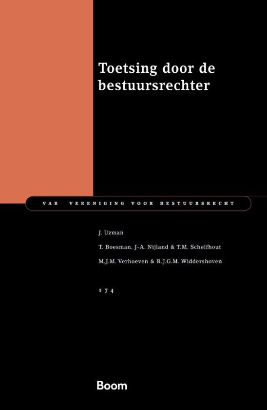 Van vereniging voor bestuursrecht 174 - Toetsing door de bestuursrechter