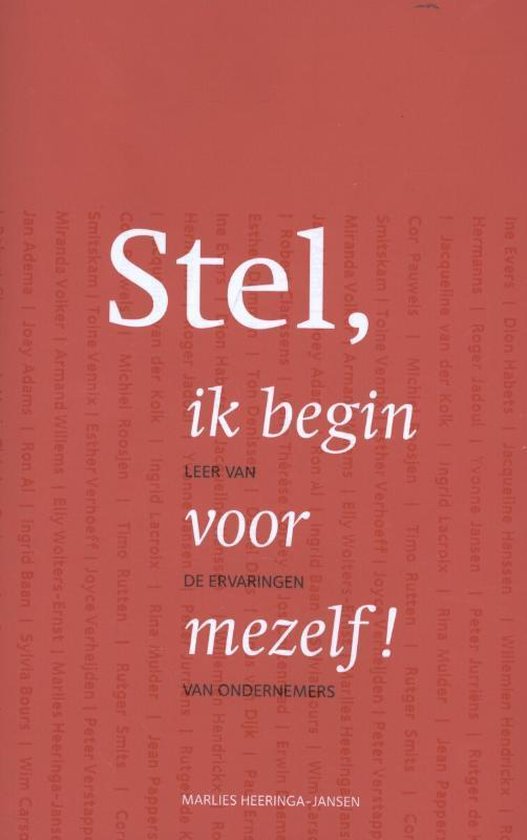 Stel, ik begin voor mezelf