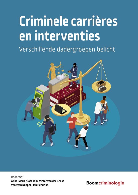 Boom studieboeken criminologie - Criminele carrières en interventies