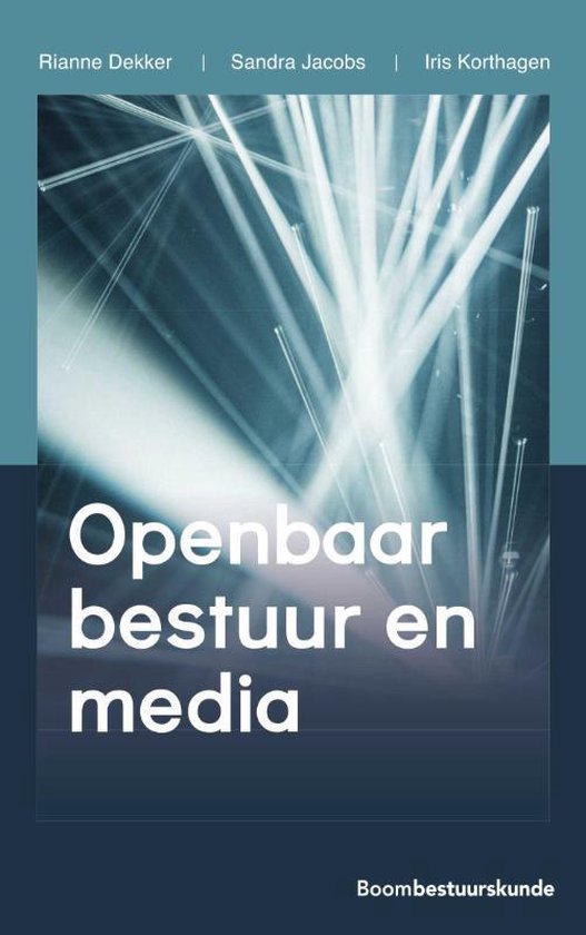 Studieboeken bestuur en beleid - Openbaar bestuur en media