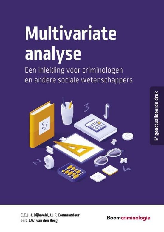 Studieboeken Criminologie & Veiligheid - Multivariate analyse