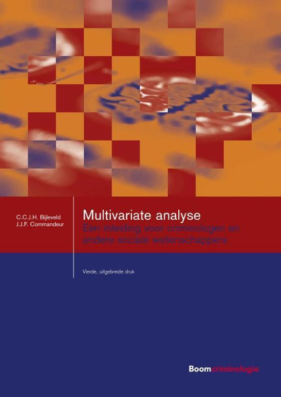 Studieboeken Criminologie & Veiligheid  -   Multivariate analyse