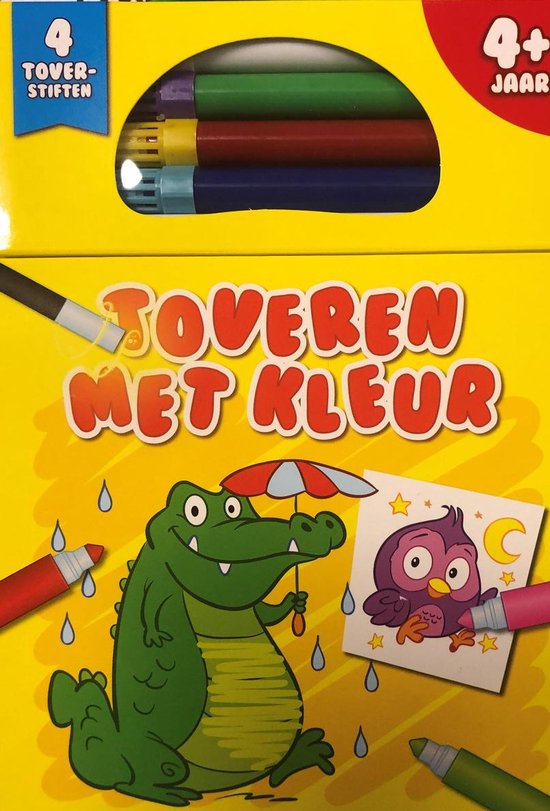 Toveren met kleur -geel