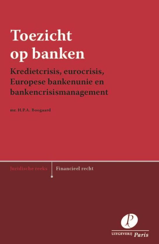 Juridische reeks  -   Toezicht op banken