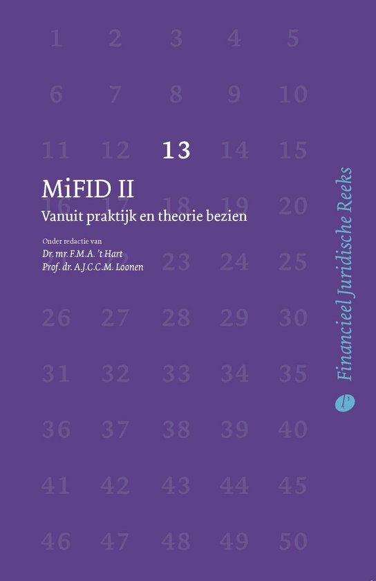 Financieel Juridische Reeks 13 - MiFID II