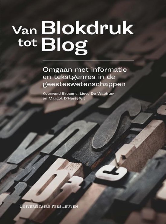 Van blokdruk tot blog