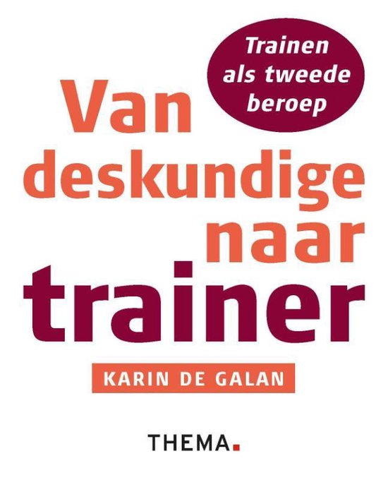 Van deskundige naar trainer