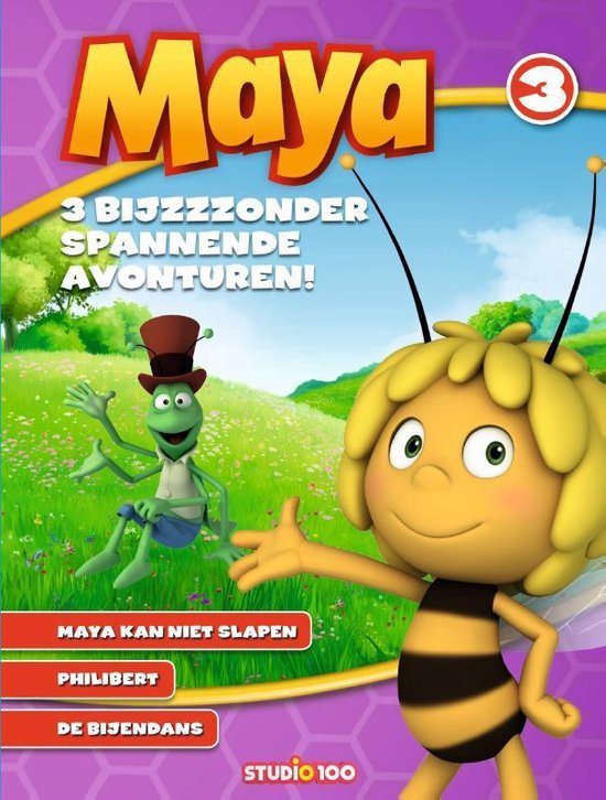 Maya de Bij boek - 3 bijzzzonder spannende avonturen - deel 3