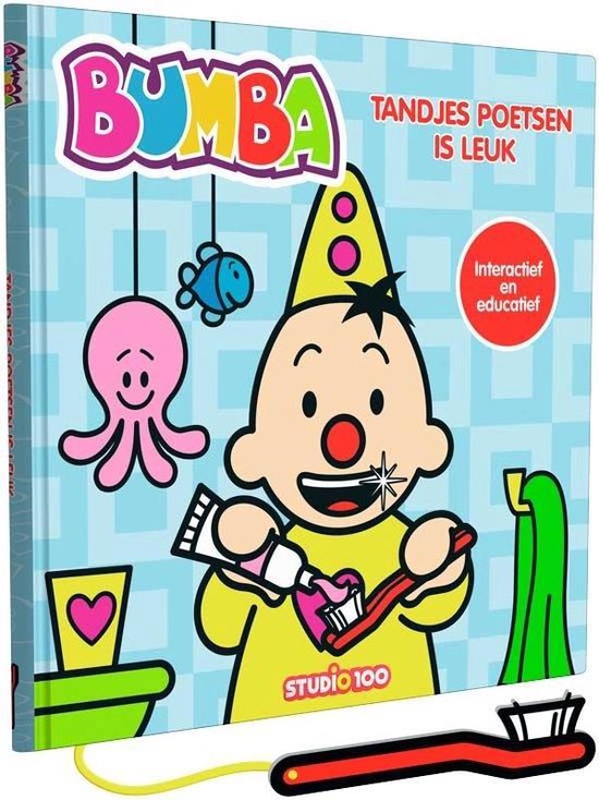 Bumba boek - Tandjes poetsen is leuk - interactief en educatief