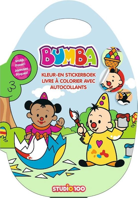 Bumba kleur- en stickerboek - Vrolijk Pasen