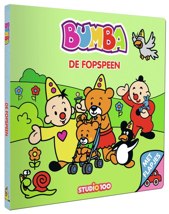 Bumba Boek - Kartonboek met flapjes - De fopspeen