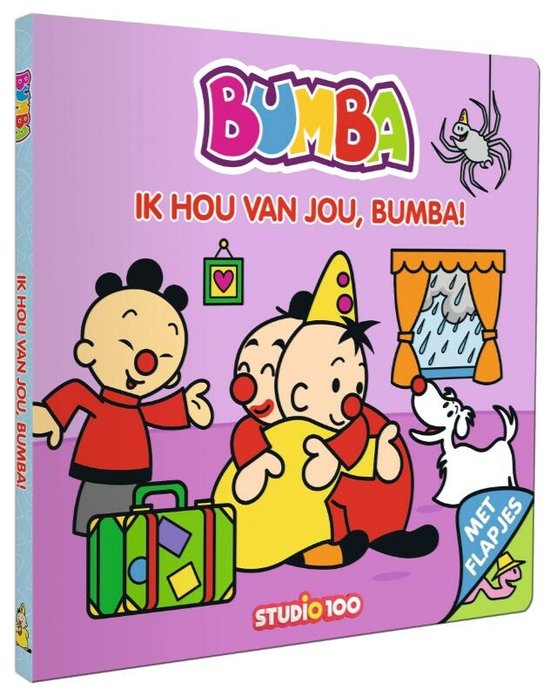 Bumba Kartonboek met Flapjes Ik Hou Van Jou