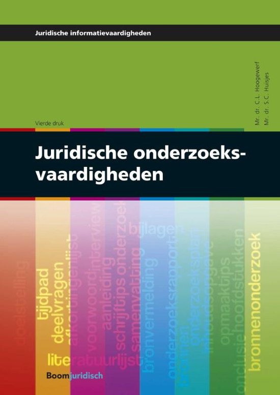 Juridische informatievaardigheden - Juridische onderzoeksvaardigheden