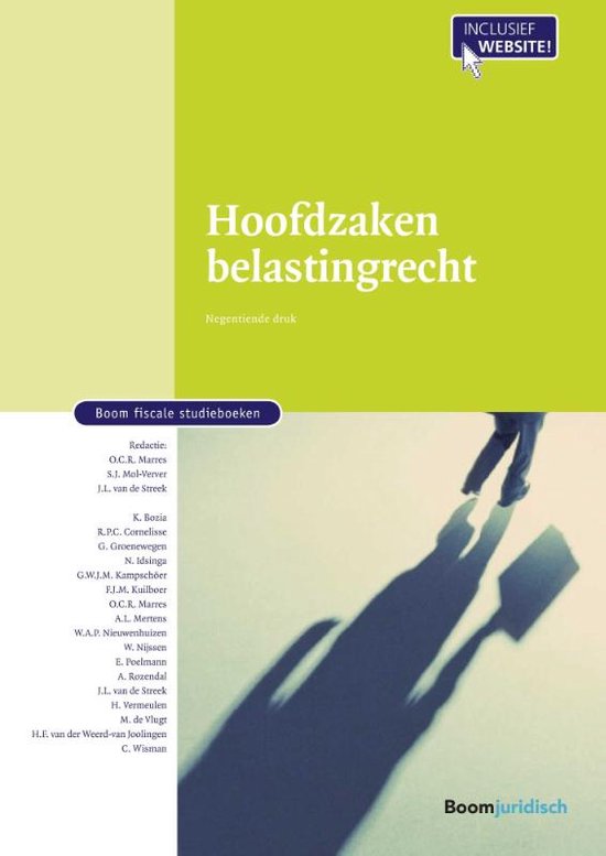 Boom fiscale studieboeken  -   Hoofdzaken belastingrecht