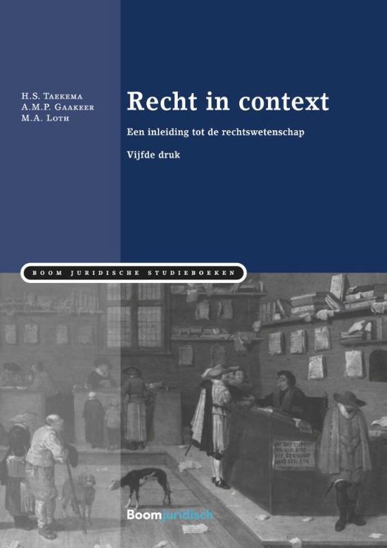 Boom Juridische studieboeken  -   Recht in context