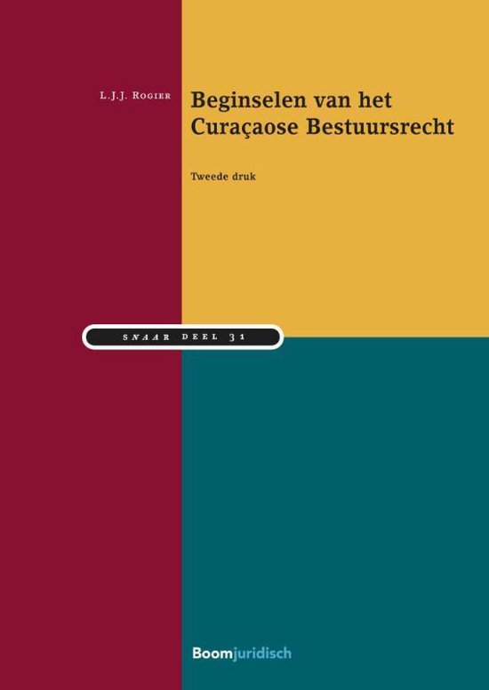 SNAAR 31 - Beginselen van het Curaçaose Bestuursrecht