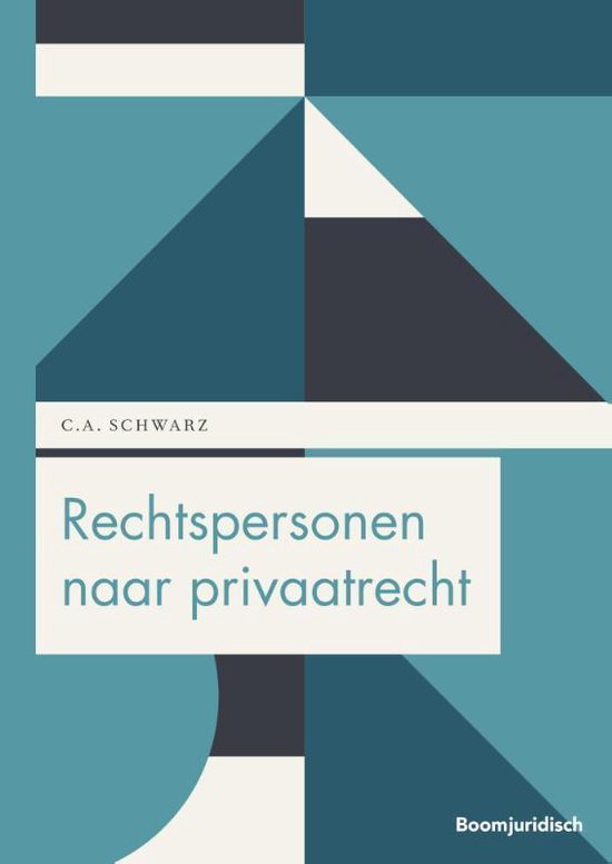 Boom Juridische studieboeken  -   Rechtspersonen naar privaatrecht