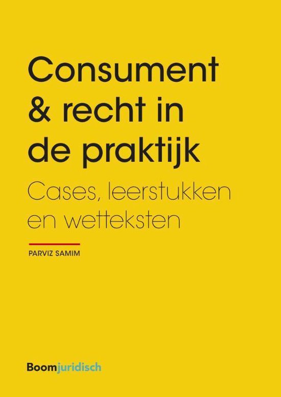 Consument & recht in de praktijk