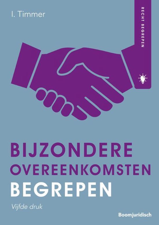 Recht begrepen - Bijzondere overeenkomsten begrepen