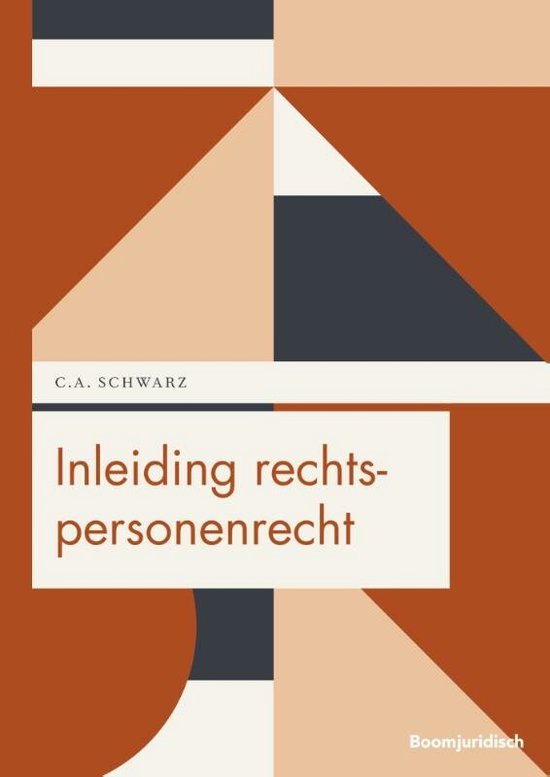 Boom fiscale studieboeken  -   Inleiding rechtspersonenrecht