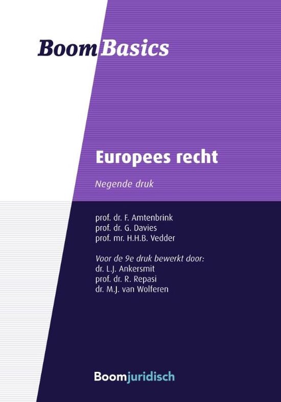 Boom Basics - Europees recht