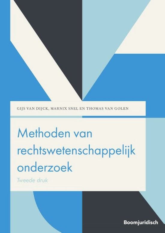 Boom Juridische studieboeken - Methoden van rechtswetenschappelijk onderzoek