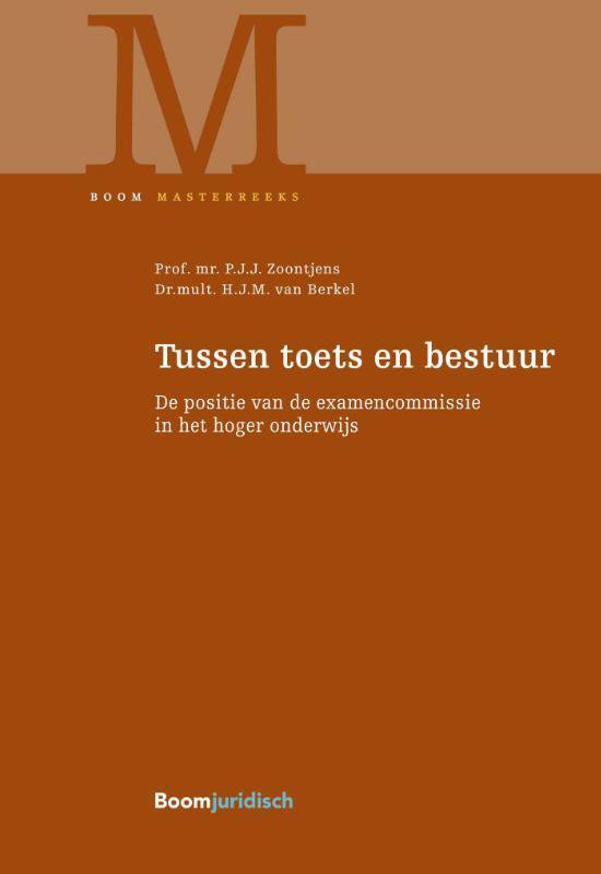 Boom Masterreeks  -   Tussen toets en bestuur