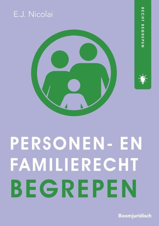 Recht begrepen  -   Personen- en Familierecht begrepen