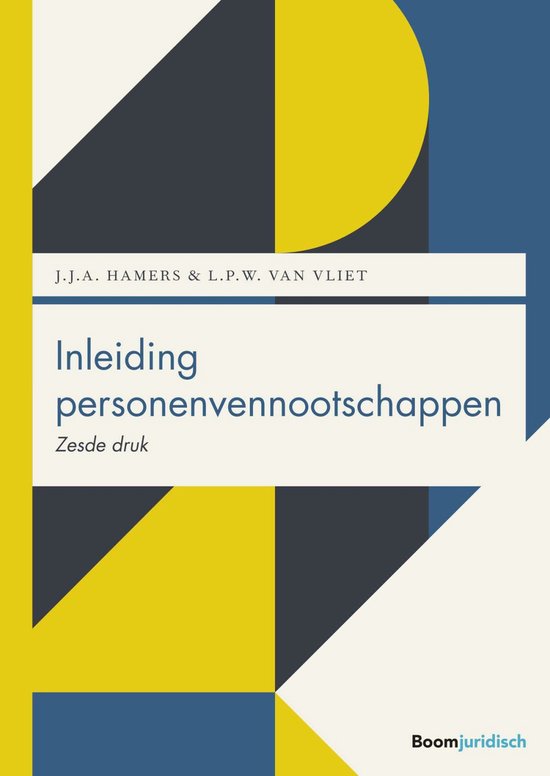 Boom Juridische studieboeken - Inleiding personenvennootschappen