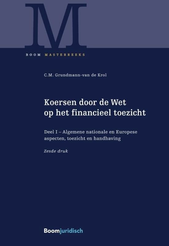 Boom Masterreeks - Koersen door de Wet op het financieel toezicht