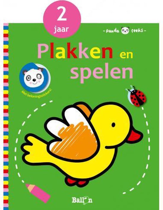 Pandareeks 1 - Plakken en spelen - vogel 2+