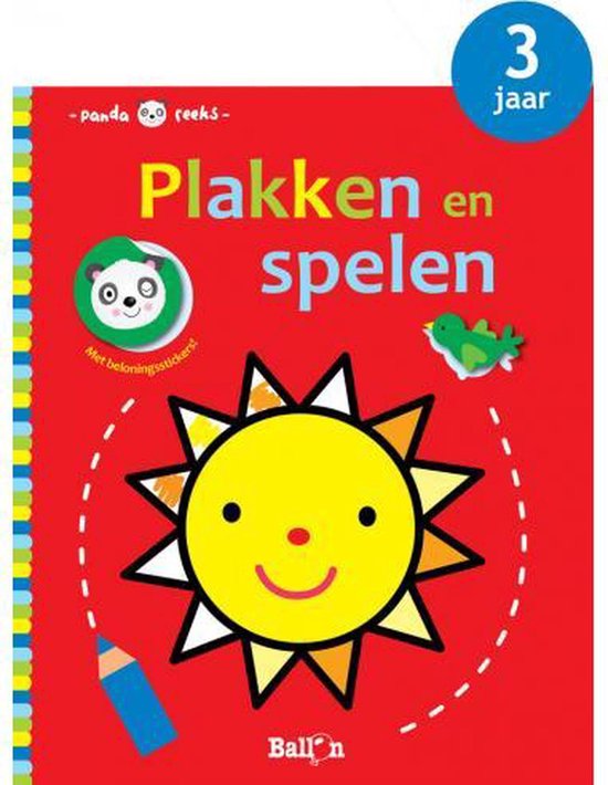 Pandareeks 1 - Plakken en spelen - zon 3 jaar