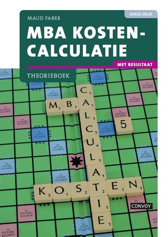 MBA kostencalculatie Theorieboek