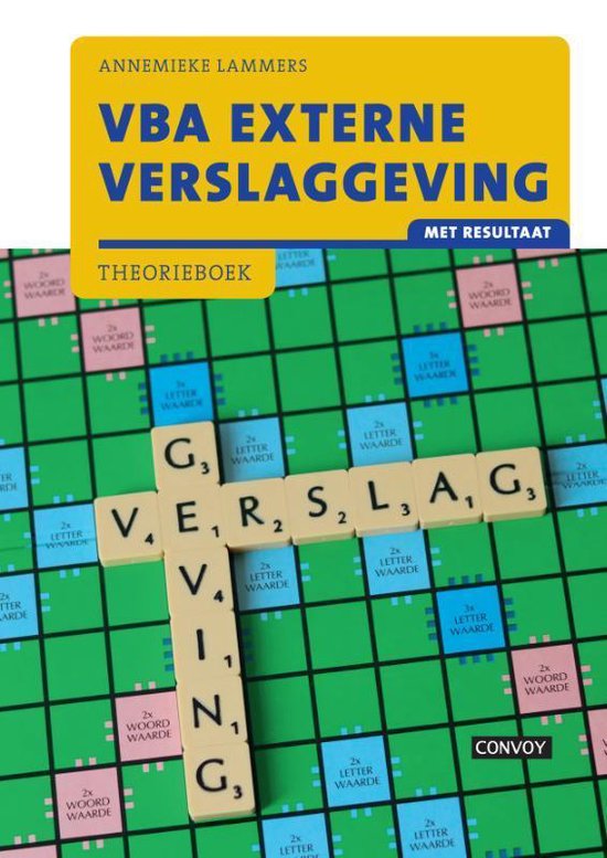 VBA Externe Verslaggeving met resultaat