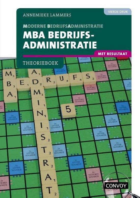 MBA Bedrijfsadministratie met resultaat 4e druk Theorieboek