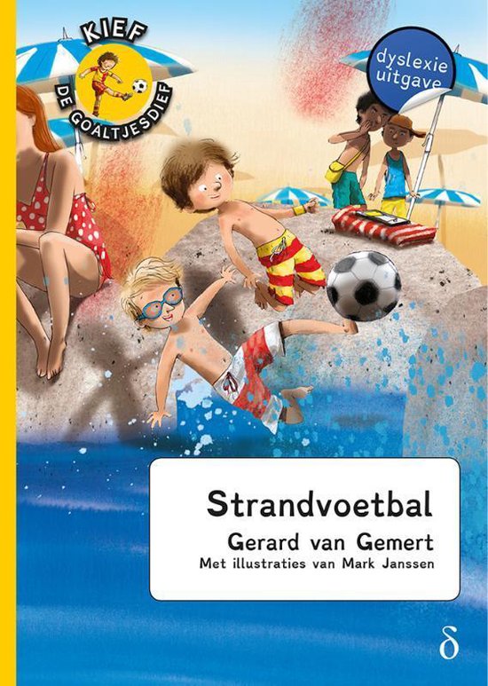 Kief, de goaltjesdief 14 - Strandvoetbal - dyslexie uitgave