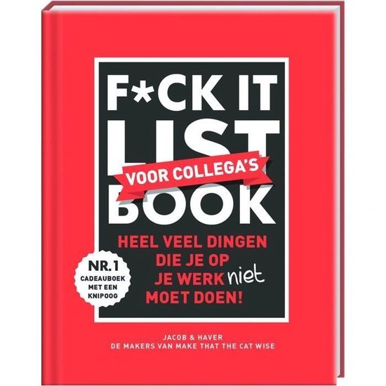 Fck it list book voor collega’s