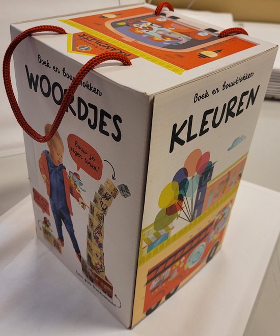 Boek en bouwblokken - brandweer