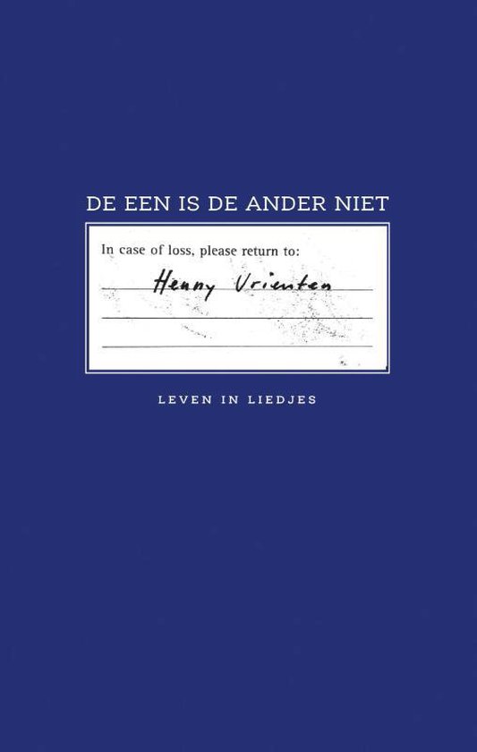 De een is de ander niet